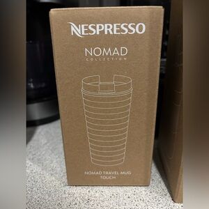 New in Box Nespresso Nomad Touch Travel Mug